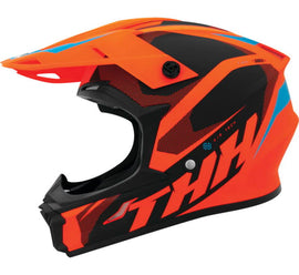 THH Helmets T710XR Airtech Orange/Black Youth - Large