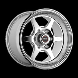 Weld S79 HD S79 17x10in / 6x127 BP / 6.9in BS Polished Center - Polished Shell Wheel