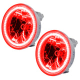 Oracle Lighting 07-13 Chevrolet Avalanche Pre-Assembled LED Halo Fog Lights -Red