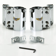Load image into Gallery viewer, National Cycle 85-07 Honda Shadow / 01-03 Indian Scout/85-99 Kawasaki VN1500 Wide Mount Chrome Kit