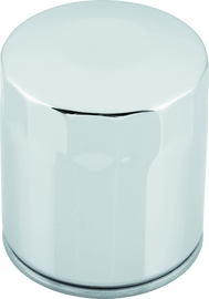 Twin Power Twin Cam and M8 Chrome Oil Filter Rpls H-D 63798-99 with Backflow Valve
