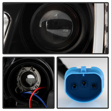 Load image into Gallery viewer, Spyder Peterbilt 325 2008-2019 Driver Side Projector Headlights - Black (PRO-YD-PB38600-L-BK)