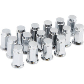 Raceline Open Spline Lug Nuts 1/2in-20 - 16 Pack - Chrome