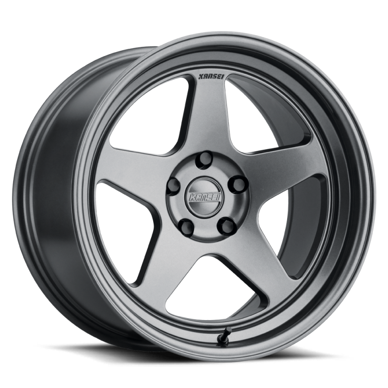 Kansei K12G Knp 18x8.5in / 5x108 BP / 35mm Offset / 63.4mm Bore - Gunmetal Wheel