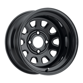 ITP Delta Steel 14x7 / 4x137 BP / 12mm Offset Black Wheel
