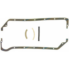 Load image into Gallery viewer, Fel-Pro OS 2996 C-1 Engine Oil Pan Gasket Set Blue Stripe cork-rubber