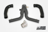 do88 2015+ Porsche 911 Turbo/Turbo S (991.2) Y-Pipe for do88 Intercooler - Black