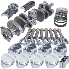 Eagle Chevy 350 3.750in Crank 5.700in I-Beam Rods -7cc Flat Top 4.060in Pistons Rotating Assembly