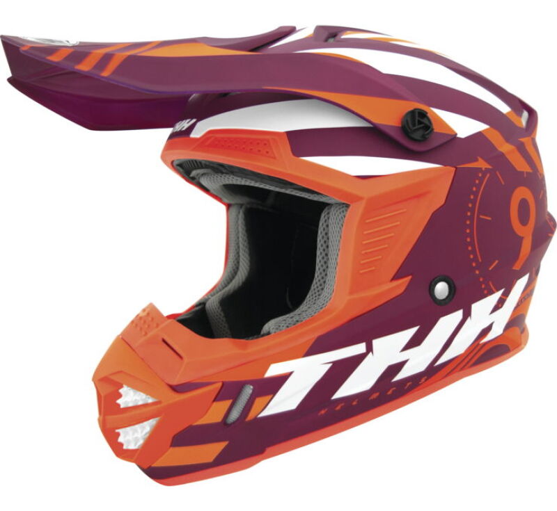 THH Helmets T730X Twister Purple/Orange - XS