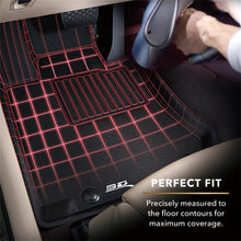 Load image into Gallery viewer, 3D MAXider 20-23 Toyota Highlander Gas 8-Seat Kagu Black Floor Mat - Row 1/2/3