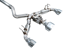 Load image into Gallery viewer, AWE 23-24 Toyota GR Corolla Track Edition Catback Exhaust - Chrome Silver Tips