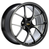 BBS RI-D 20x11.5 5x114.3 ET71.6 CB67 Diamond Black Wheel - 82mm PFS/Clip Required
