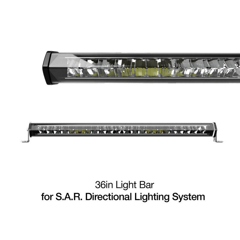 XK Glow White Housing SAR Light Bar - Emergency Search and Rescue Light 36In