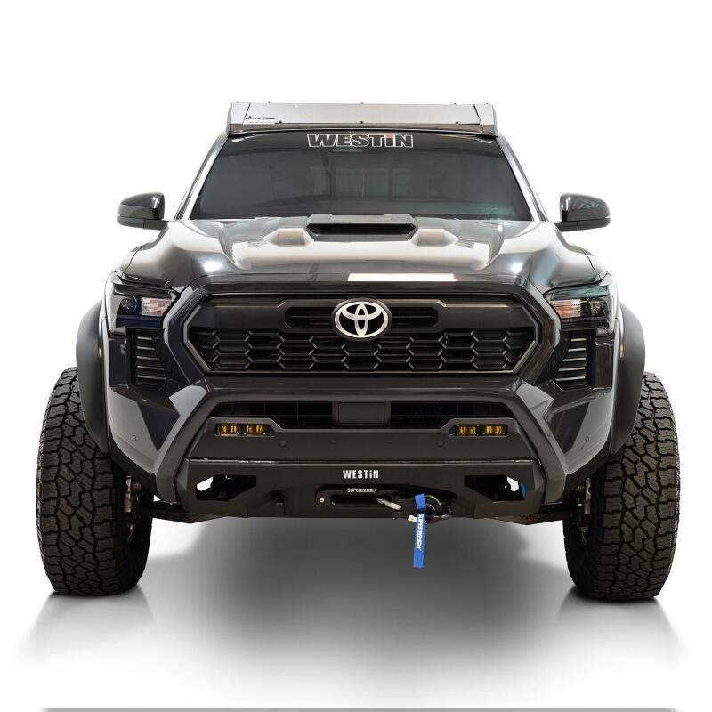 Westin 2024 Toyota Tacoma Pro-Series Mid Width Front Bumper - Textured Black