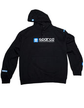 Load image into Gallery viewer, Sparco Sweatshirt Hooded WWW Blk Xlrg