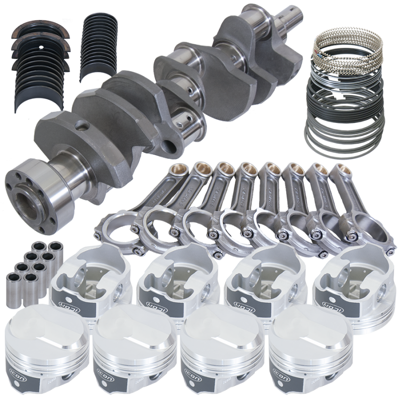 Eagle Chevy 454 1Pc 4.000in Crank 6.135in I-Beam Rods 38cc Dome 4.310in Pistons Rotating Assembly