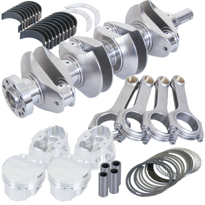 Eagle Nissan Sr20 91mm Billet Crank 5.365in H-Beam 7.3cc Dome 86.5mm Pistons Rotating Assembly