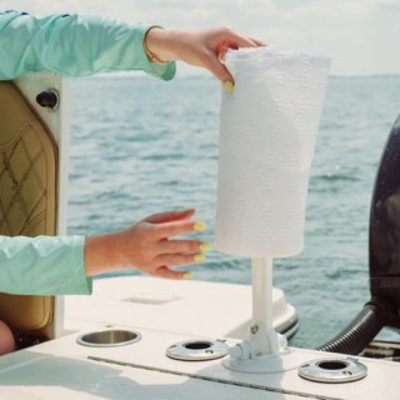 SeaSucker Paper Towel Holder - White