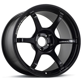 Advan RG-4 17X8.5 +31 5x114.3 Semi Gloss Black Wheel