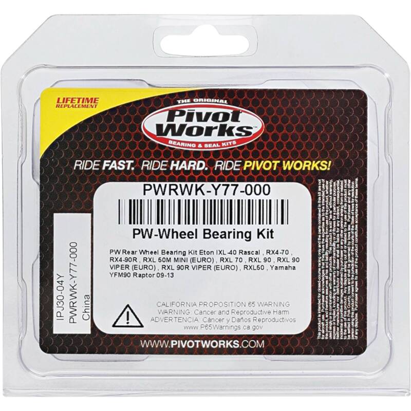 Pivot Works  E-TON IXL-40 Rascal Rear Wheel Bearing Kit