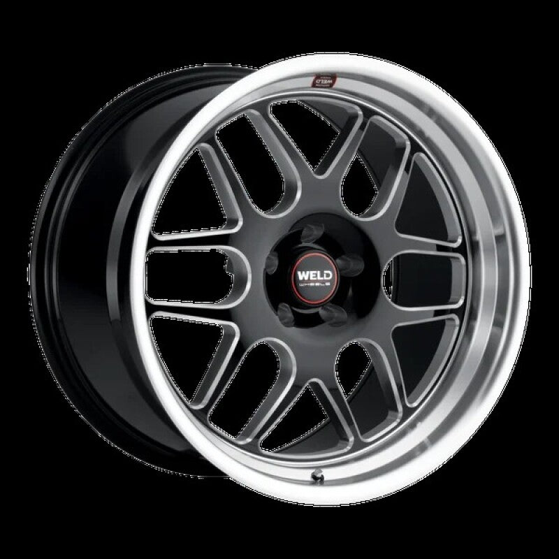 Weld Solana 22x10.5 / 5x139.7 BP / ET13 / 87.1mm Bore - Gloss Black MIL DIA Wheel