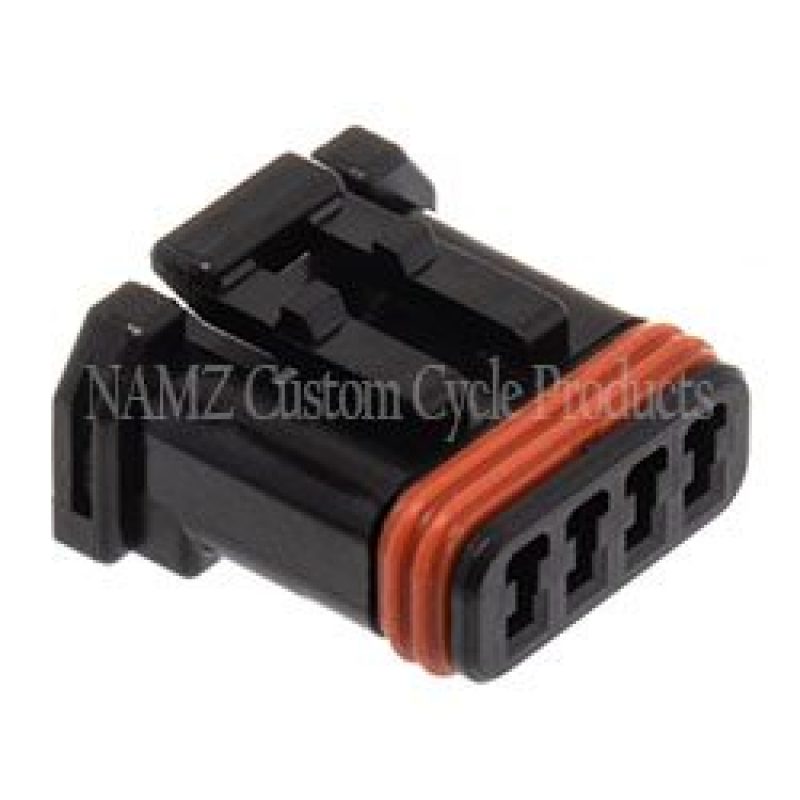 NAMZ JAE MX-1900 4-Position Female Black Socket Housing (HD 72908-11)