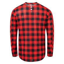 Load image into Gallery viewer, USWE Flannel Long Sleeve Lightweight Off-Road Jersey Flame Red - Small