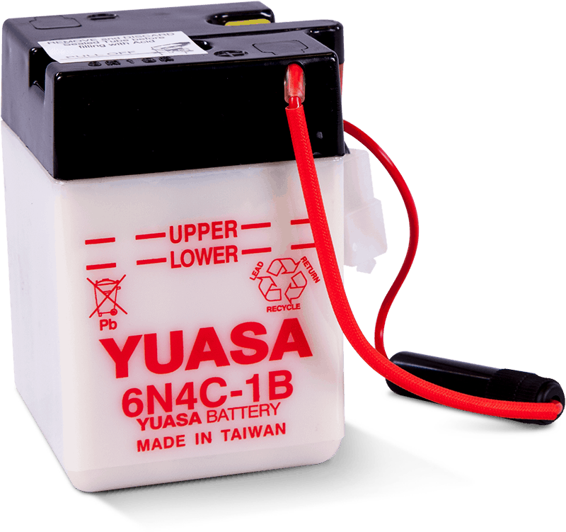 Yuasa 6N4C-1B Conventional 6-Volt Battery