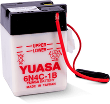 Load image into Gallery viewer, Yuasa 6N4C-1B Conventional 6-Volt Battery