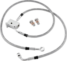 Load image into Gallery viewer, Twin Power 00-05 FXST 00-06 FLST Models Stainless Steel Dot Brake Line Kit Rear Stock Length