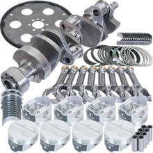 Load image into Gallery viewer, Eagle Chevy 350 1Pc 3.750in Crank 5.700in I-Beam Rods -10cc 4.060in Pistons Balanced Assembly