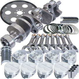 Eagle Chevy 350 1Pc 3.750in Crank 5.700in I-Beam Rods -10cc 4.040in Pistons Balanced Assembly
