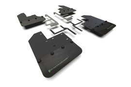 Rally Armor 19-25 Jeep JT Gladiator (Mojave/Rubicon) Black Mud Flap w/Army Green Logo