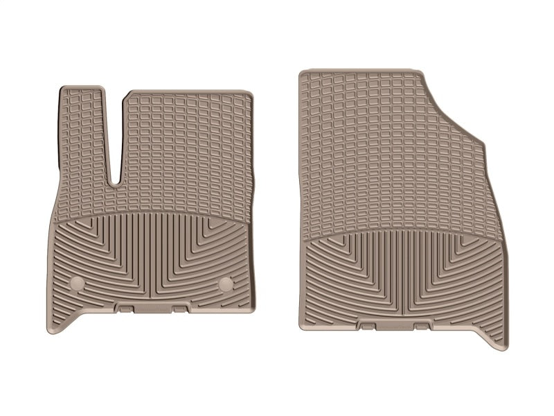 WeatherTech 2018+ Buick Enclave Front Rubber Mats - Tan