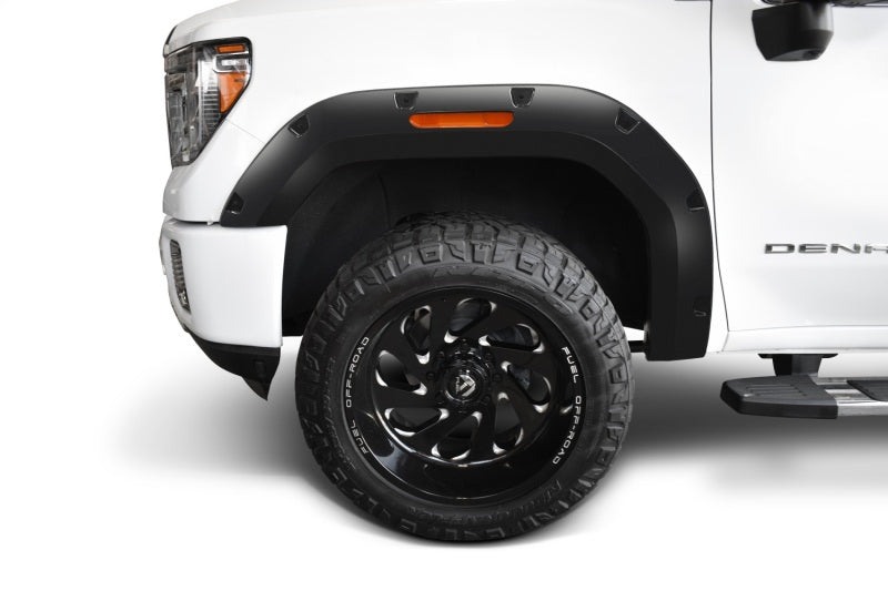 Bushwacker 20-24 GMC Sierra 2500/3500HD (Excl. 3500 Dually)c Pocket Style Flares 2pc - Black