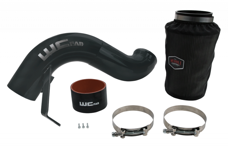 Wehrli 07.5-09 Dodge 6.7L Cummins 4in Intake Kit - Bronze Chrome