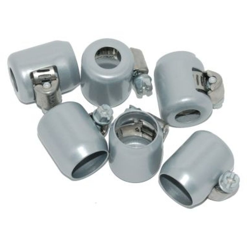 NAMZ Hose Clamps 3/8in. ID Silver (6 Pack)