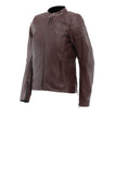 Dainese Itinere Leather Jacket Womens Bordeaux Size - 52