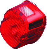 Bikers Choice 99-03 Big Twin & XL Red Laydown Taillight With Top License Light