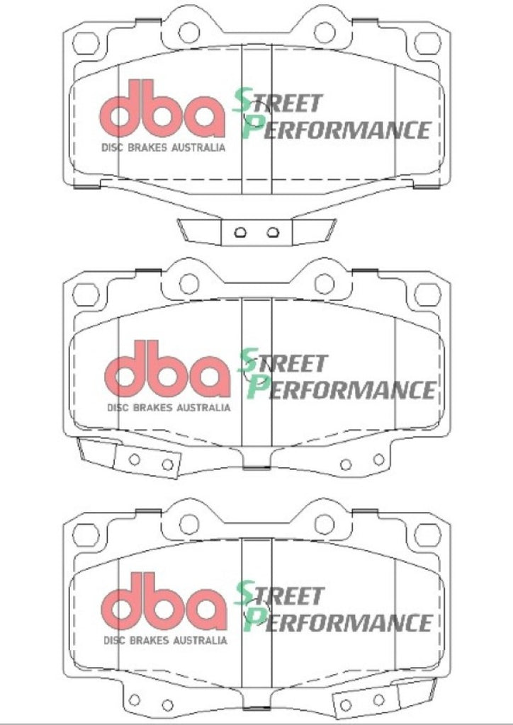 DBA 95-02 Toyota 4Runner (297mm Front Rotor) SD Performance Front Brake Pads