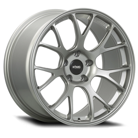 Konig Forged F1M 18X9 5X112 ET42 Ash Silver Knurled Bead