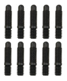 Moroso Bullet Nose Black OX Studs - 1/4-20 X 1/4-28 X 1 3/16 (10 Pack)