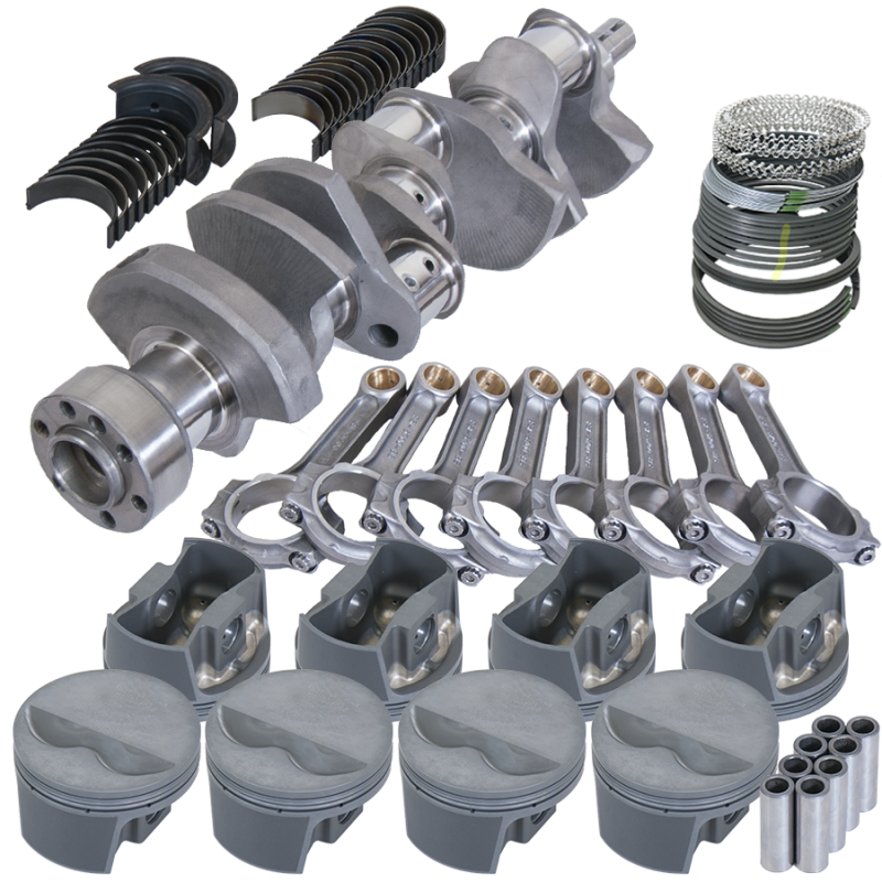 Eagle Chevy LT1 350 1Pc 3.480in Crank 5.700in I-Beam Rods -5cc 4.000in Pistons Rotating Assembly