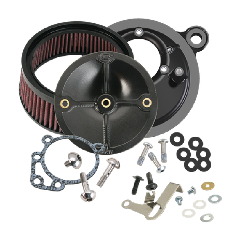 S&S Cycle 99-06 BT w/ S&S Super E/G Carburetor Stealth Air Cleaner Kit w/o Cover
