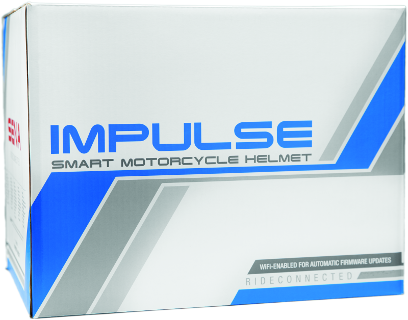 Sena Technologies Impulse Modular Helmet Bluetooth Helmet w/Mesh Intercom Glossy White - XL