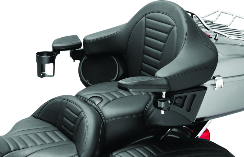 Kuryakyn Passenger Armrest 14-Up Touring & Tri Glide Black