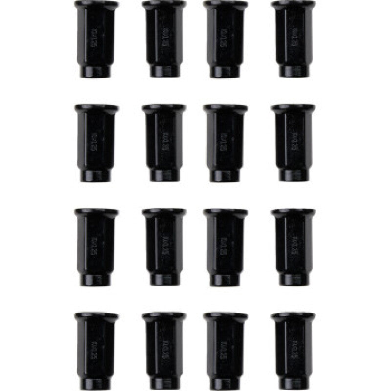 ITP Lug Nuts (Box of 16) - 10x1.25 Flat Base / 14mm Head - Black