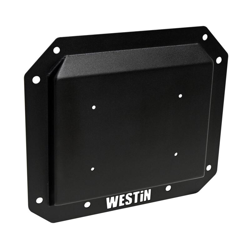 Westin 21-25 Ford Bronco (Excl. Sport) Spare Tire Delete Plate - Tex. Blk