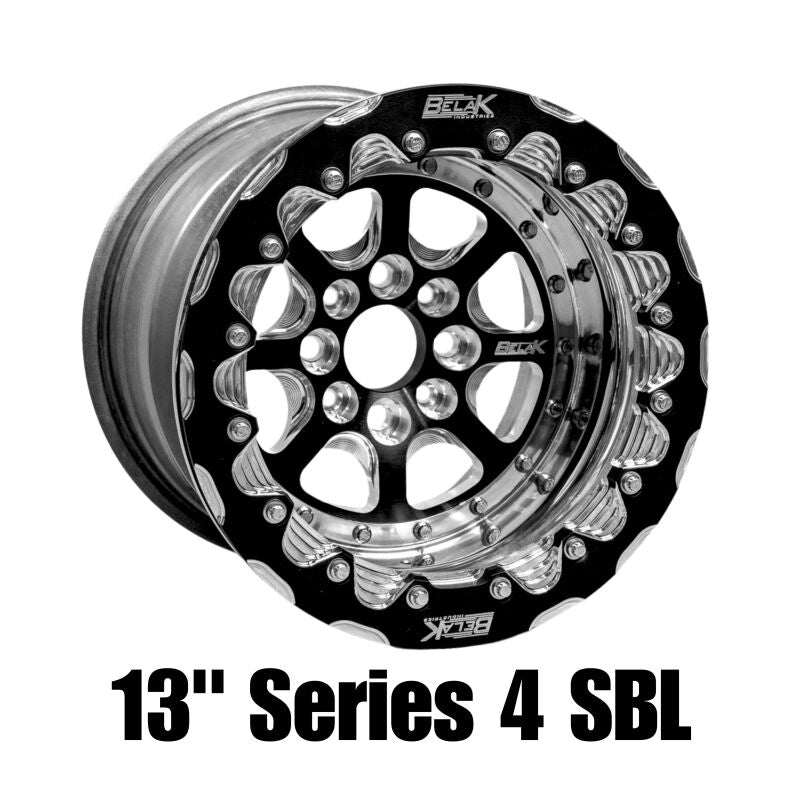 Belak 13x10 / 5in BS / 4x100 BP / High Pad / Series 4 Wheel - Non-Beadlock