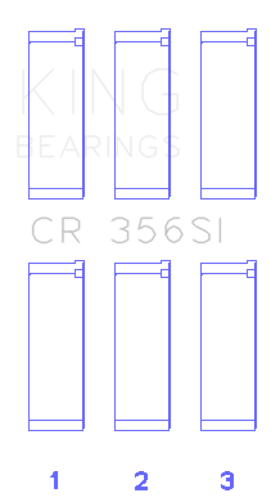 King Smart M 132.910/930 Connecting Rod Bearing Set